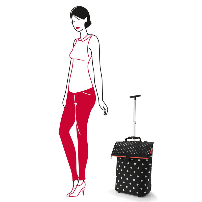 Reisenthel Trolley M - Mixed dots Red / Darkblue