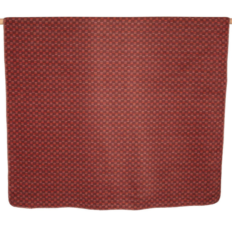 David Fussenegger Plaid Savona – Farbverlauf Fischgrätenmuster Braun, Elfenbein und Grün