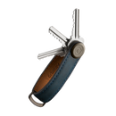 Orbitkey Premium Leer 2.0 - Marine Blauw / Blauw