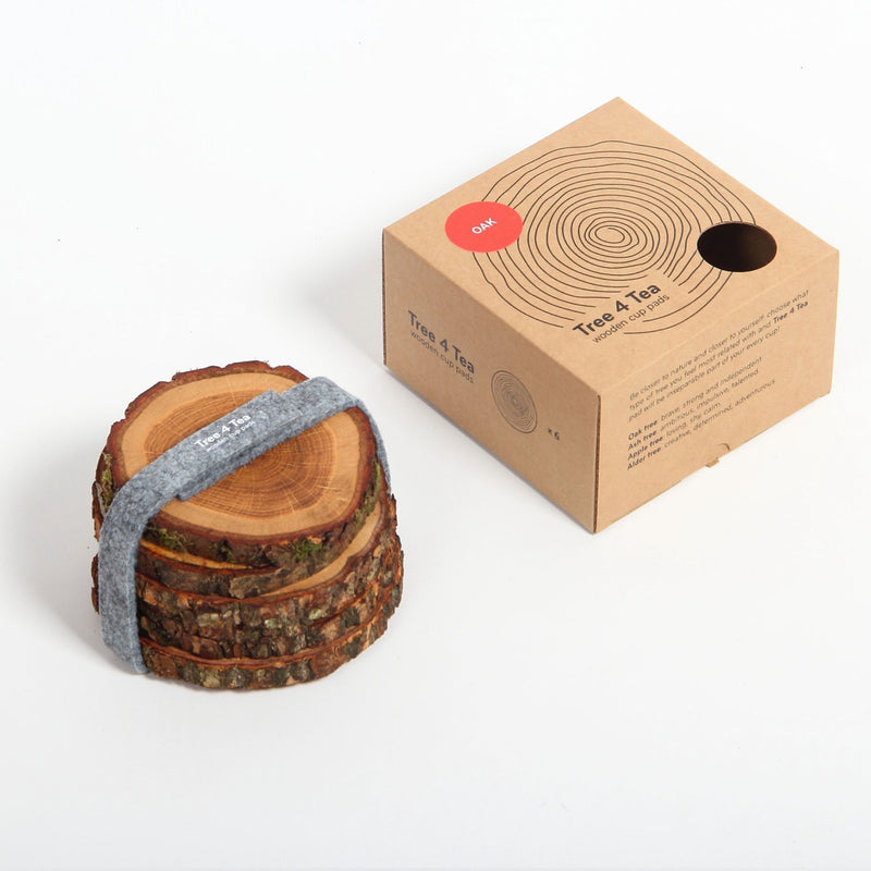 Rio Lindo TREE 4 TEA - set van 4 onderzetters