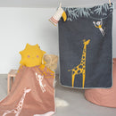 David Fussenegger Babydecke Maja Giraffe Anthrazit