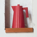 Alessi Plissé Waterkoker 1,7 Liter - Rood