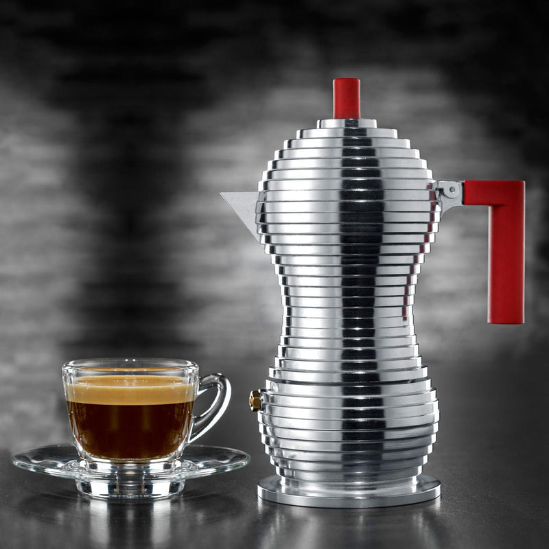 Alessi Pulcina Kaffeemaschine – 15 cl rot – Induktion