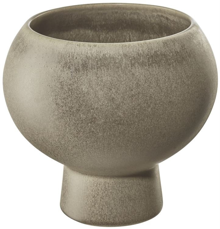 ASA Vase/Topf - Braune Keramik - L