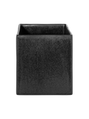 Asa Quadro Blumentopf – schwarzes Eisen