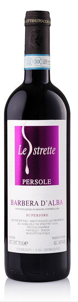Barbera d'Alba - Persole - Le Strette - rode wijn -
