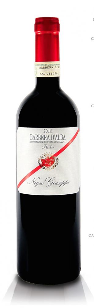 Barbera d'Alba - Pulin - Negro Guiseppe - rode wijn