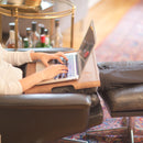 Bosign Laptray Antislip - Walnoot / Grijs