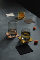 ASA Selection Untersetzer „Softleder“ 4 Stück – hellgrau