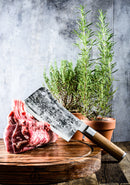 Geschmiedetes Olivenbeil (asiatisches Hackbeil)