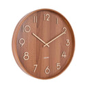 Karlsson-40cm-Wandklok-Pure-Donker-Hout