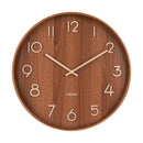 Karlsson-40cm-Wandklok-Pure-DonkerHout