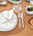 LIND DNA Placemat Curve L - Duurzaam leer - "Hippo" Nature