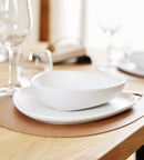 LIND DNA Placemat Curve L - Duurzaam leer - "Hippo" Nature