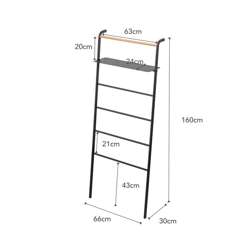 Yamazaki Ladder Met Plank - Zwart