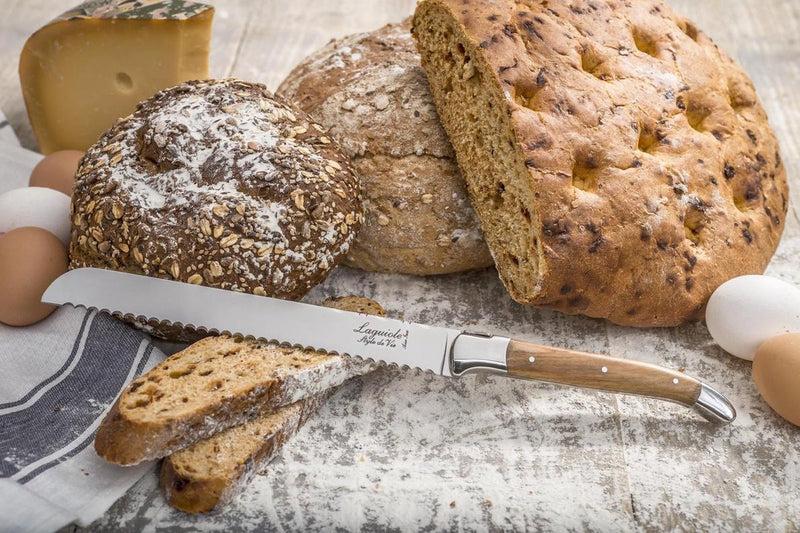 Laguiole Brotmesser – Olivenholz