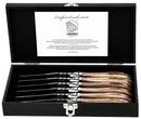 Laguiole „Luxury Line“ 6 Steakmesser – Olivenholz