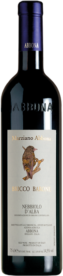Nebbiolo d'Alba - Bricco Barone - Marziano Abbona - rode wijn