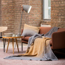 David Fussenegger Plaid Savona - Okergeel/Grijs