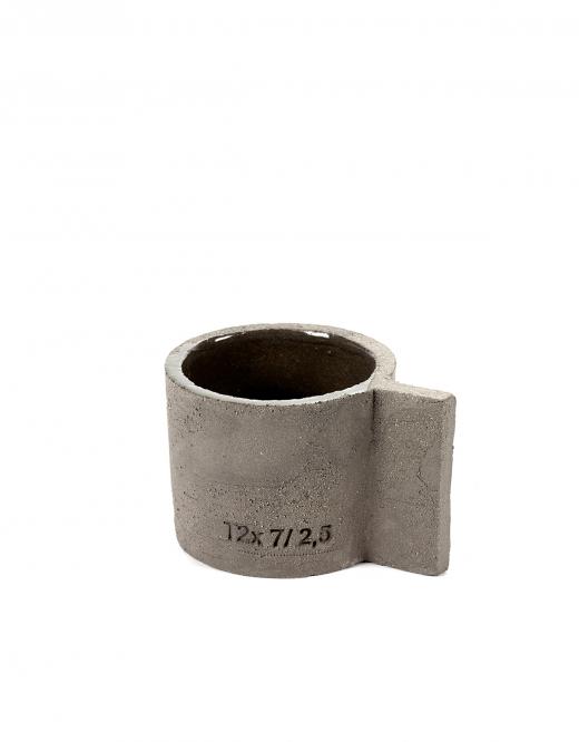 Serax Set Tee-/Kaffeekanne mit zwei Tassen „Zement“