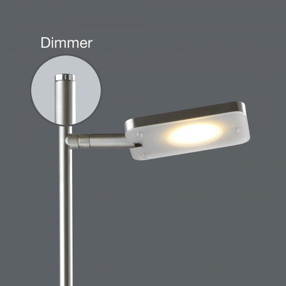 Sompex LED Tischleuchte „Quad“ – Silbergrau