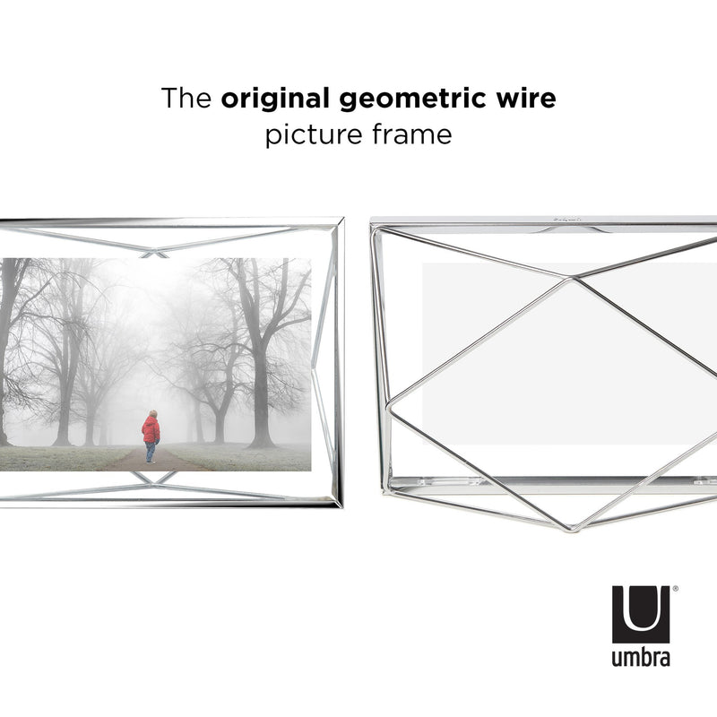 Umbra Prisma Fotorahmen – Silber – 10 x 15 cm große Fotos