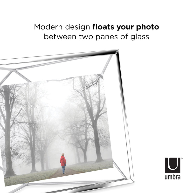 Umbra Prisma Fotorahmen – Silber – 10 x 15 cm große Fotos
