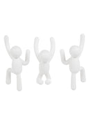 Umbra Buddy set van 3 haken - Wit