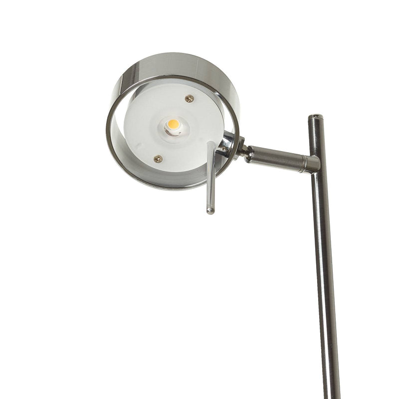 Sompex LED Stehleuchte „Bling“ – Silbergrau/Chrom