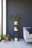 Yamazaki Beistelltisch Tower - Schwarz / Holz