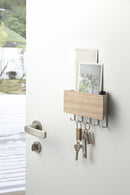 Yamazaki Magnetisch Sleutelrek Rin - Wit/Hout