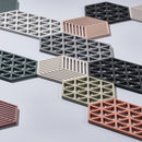 Pannenonderzetter "Triangles" Zone - zwart