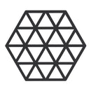 Pannenonderzetter "Triangles" Zone - zwart