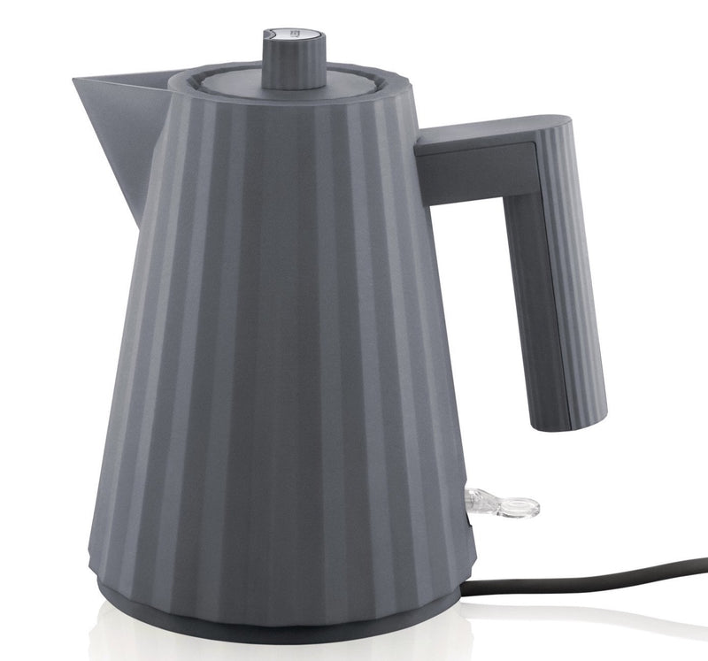 Alessi Plissee-Wasserkocher 1 Liter – Grau