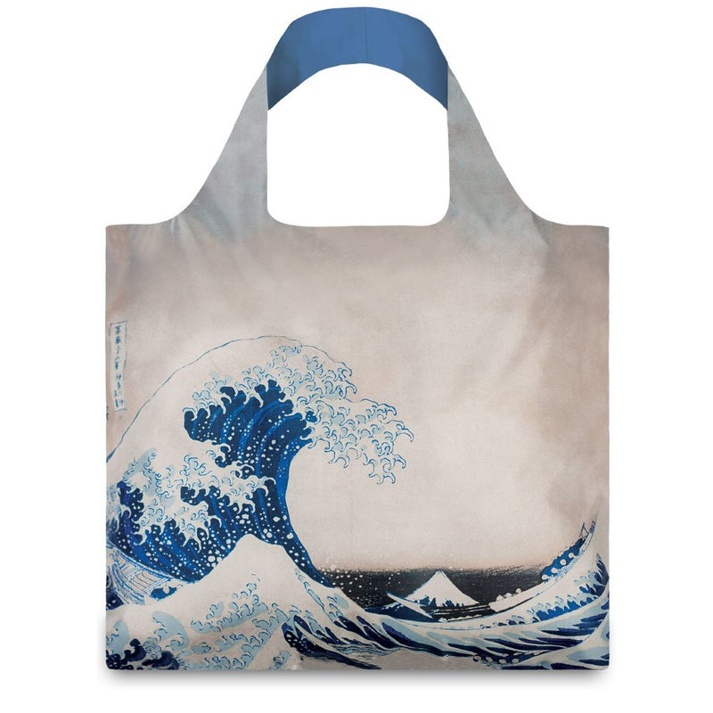 LOQI Falttasche Katsushika Hokusai – „Die große Welle“ recycelt