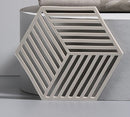 Pannenonderzetter "Hexagon" Zone - warm grey