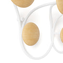 Umbra Garderobe Dotsy 7 Hook - weiß/natur