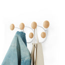 Umbra Garderobe Dotsy 7 Hook - weiß/natur